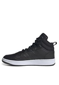 Adidas - adidas Sneakersy Hoops 3.0 GZ6679 Czarny. Kolor: czarny. Materiał: materiał #3