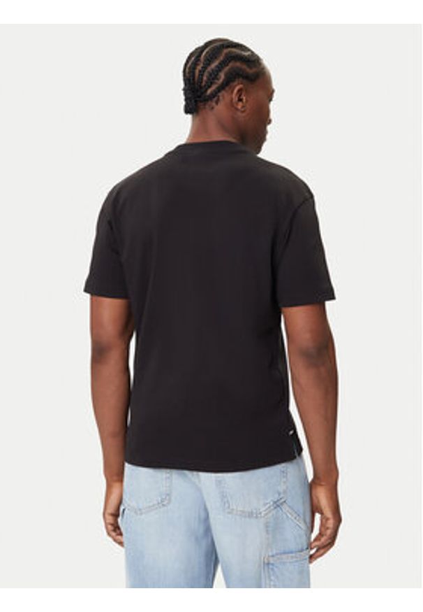 Hugo - HUGO T-Shirt Dargentee 50542566 Czarny Relaxed Fit. Kolor: czarny. Materiał: bawełna