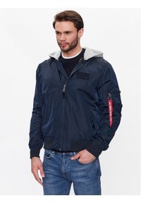 Alpha Industries Kurtka bomber MA-1 196108 Granatowy Regular Fit. Kolor: niebieski. Materiał: syntetyk #1