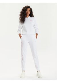 EA7 Emporio Armani Bluza 3DTM32 TJKWZ 1100 Biały Regular Fit. Kolor: biały. Materiał: syntetyk