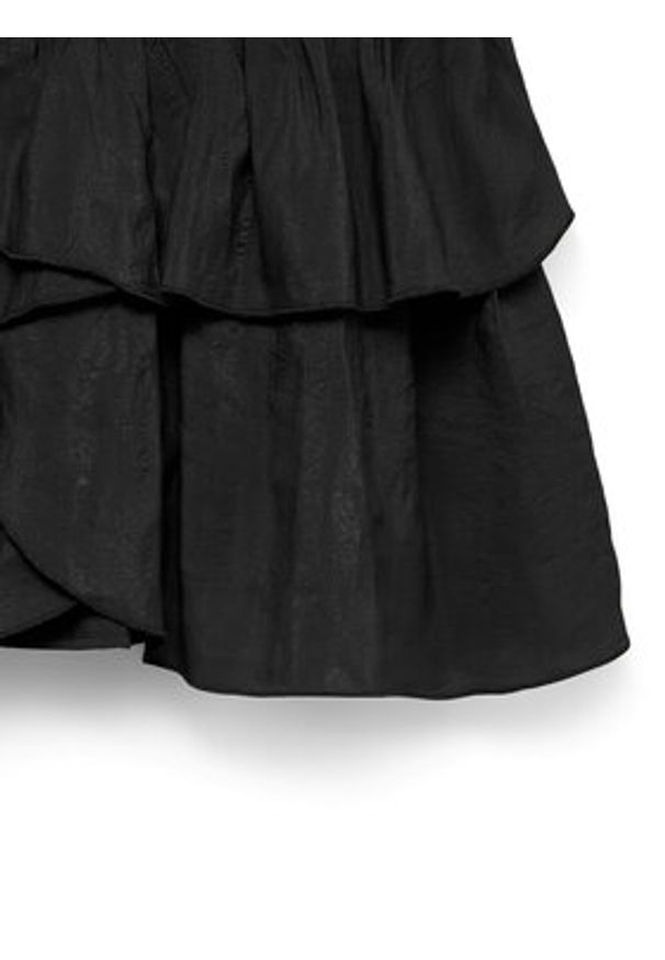 Vero Moda Spódnica mini Clara 10336425 Czarny Regular Fit. Kolor: czarny. Materiał: wiskoza