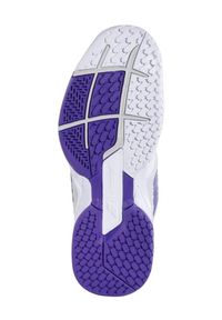 Buty tenisowe damskie Babolat Propulse Fury All Court women white/purple 38. Kolor: fioletowy, wielokolorowy, biały. Sport: tenis