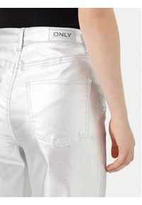 only - ONLY Jeansy Juicy 15331673 Srebrny Wide Leg. Kolor: srebrny #7