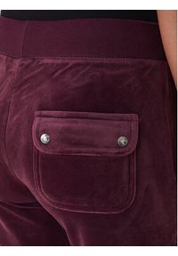 Juicy Couture Spodnie dresowe Layla JCSEBJ001 Bordowy Flared Leg. Kolor: czerwony. Materiał: syntetyk #2