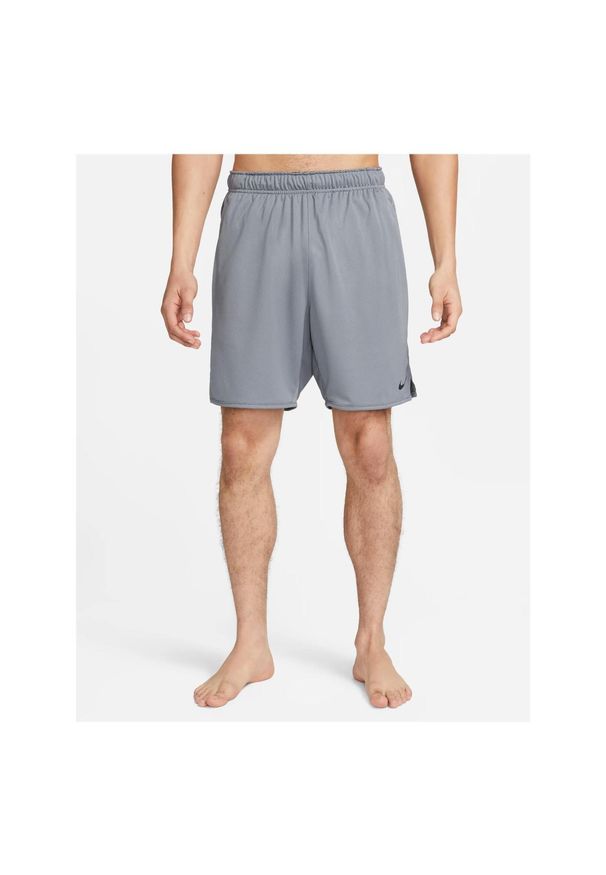 Spodenki męskie Nike Dri-Fit Totality 7" Unlined. Kolor: szary. Technologia: Dri-Fit (Nike)
