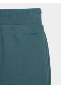 outhorn - Spodnie dresowe damskie - oliwkowe. Kolor: oliwkowy. Materiał: dresówka