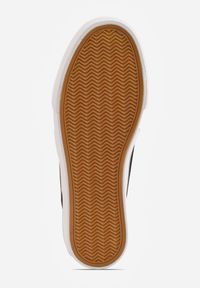 Born2be - Czarne Klasyczne Tenisówki z Ozdobnym Paskiem przy Podeszwie Ranora. Zapięcie: pasek. Kolor: czarny. Materiał: jeans, dresówka. Szerokość cholewki: normalna. Wzór: gładki. Styl: klasyczny #4