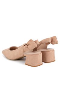 Clara Barson Czółenka LH2002-2 Beżowy. Kolor: beżowy. Materiał: materiał #2