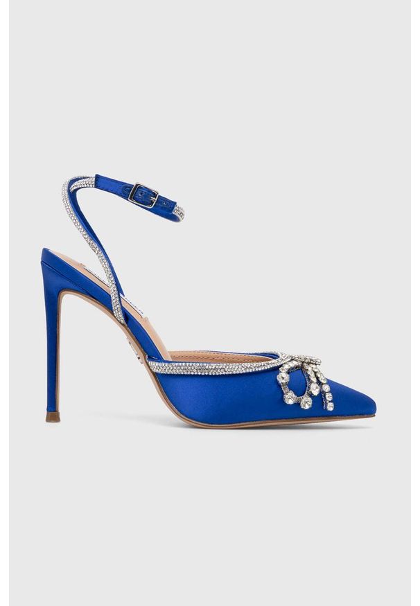 Steve Madden szpilki Vibrantly kolor niebieski SM11002575. Zapięcie: klamry. Kolor: niebieski. Obcas: na szpilce. Wysokość obcasa: średni