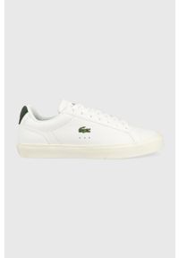Lacoste sneakersy LEROND PRO kolor biały 44CFA0014. Nosek buta: okrągły. Kolor: biały. Materiał: guma #1