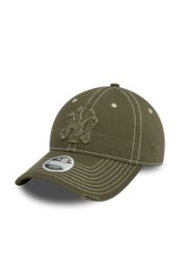 New Era Czapka z daszkiem Distressed 9Twenty 60565241 Khaki. Kolor: brązowy. Materiał: materiał