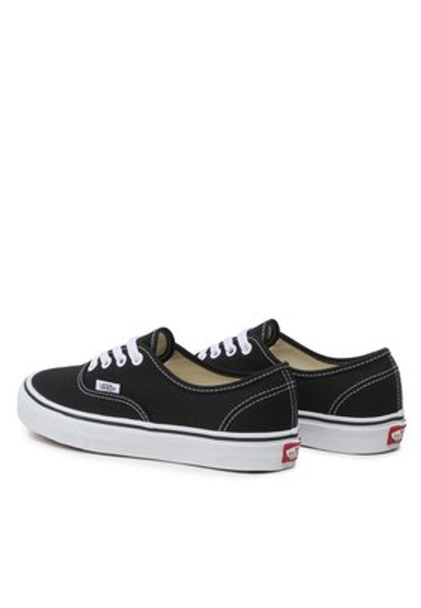 Vans Tenisówki Authentic VN000EE3BLK1 Czarny. Kolor: czarny. Materiał: materiał