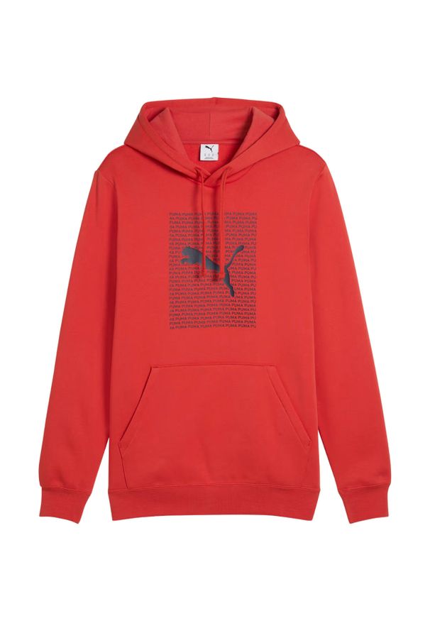 Bluza męska Puma Ess Logo Lab Hoodie FL. Kolor: czerwony
