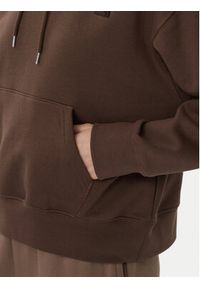 The North Face Bluza Tnf Essential Simple Dome Boxy Os NF0A8HBX Brązowy Regular Fit. Kolor: brązowy. Materiał: bawełna #4