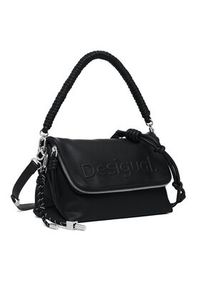 Desigual Torebka 25SAXPBK Czarny. Kolor: czarny. Materiał: skórzane #6