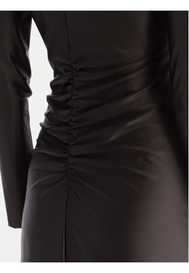 ACCESS FASHION Sukienka koktajlowa 54-3037-170 Czarny Slim Fit. Kolor: czarny. Materiał: syntetyk. Styl: wizytowy