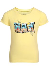 Naak - T-shirt Dziecięcy Nax Lendo 104-110 z Miękkiej Bawełny z Żywych Wzorem. Kolor: wielokolorowy. Materiał: bawełna, elastan
