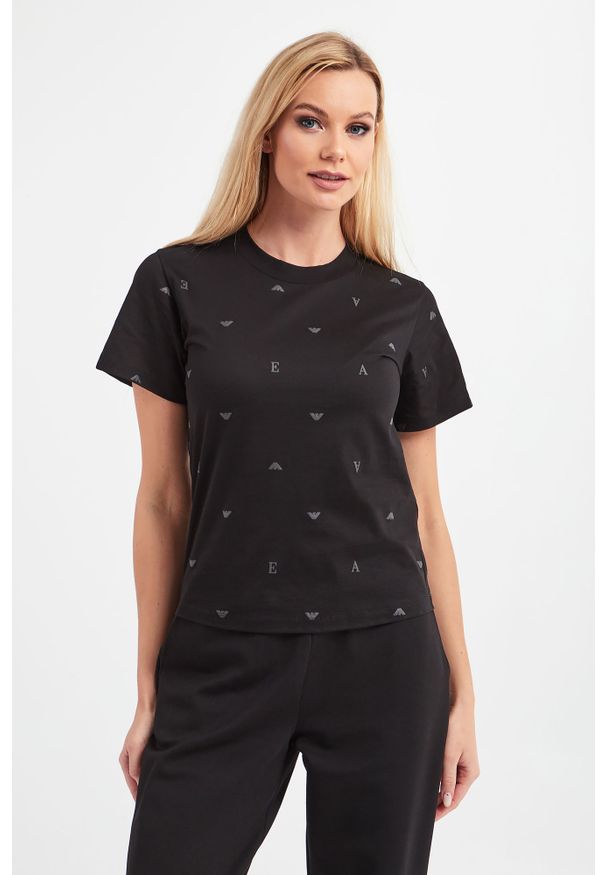 Emporio Armani - T-SHIRT EMPORIO ARMANI. Wzór: nadruk