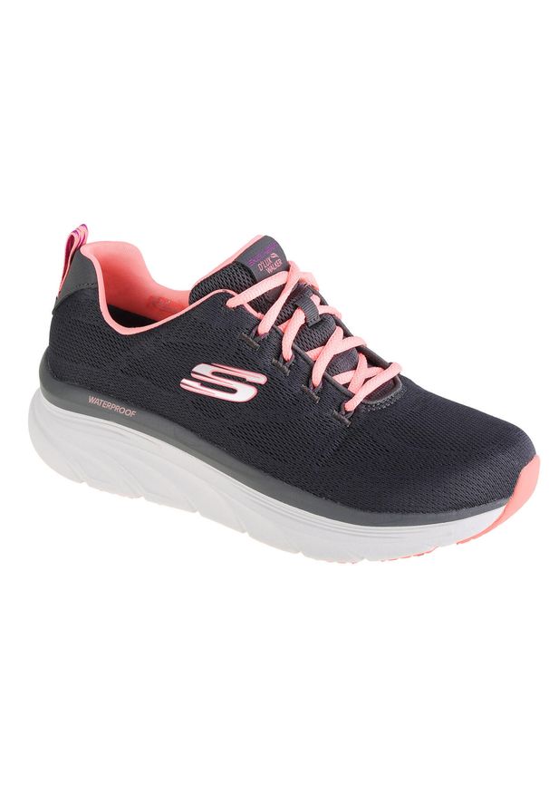 skechers - Buty sportowe Sneakersy damskie, Skechers D' Lux Walker Get Oasis. Kolor: szary. Model: Skechers Sport. Sport: turystyka piesza