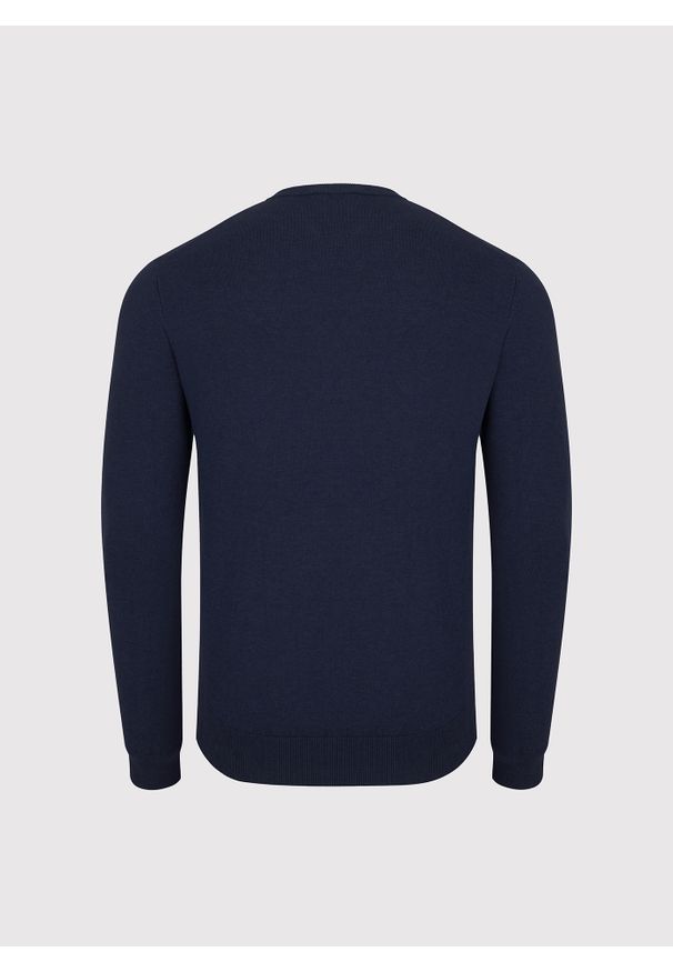 Pako Lorente - PAKO LORENTE - ranatowy sweter męski v-neck. Okazja: na co dzień. Kolor: czerwony, niebieski, czarny, zielony. Materiał: wiskoza, nylon. Sezon: jesień. Styl: casual