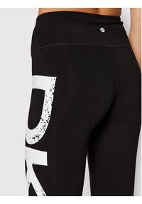 DKNY Sport Legginsy DP1P2976 Czarny Slim Fit. Kolor: czarny. Materiał: bawełna. Styl: sportowy #5