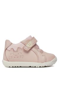 Geox Sneakersy B Macchia Girl B364PC 08510 C8W1M Różowy. Kolor: różowy. Materiał: skóra