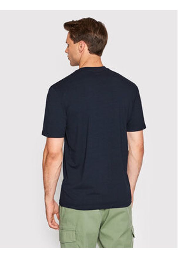 Guess T-Shirt Z2YI12 JR06K Granatowy Regular Fit. Kolor: niebieski. Materiał: bawełna