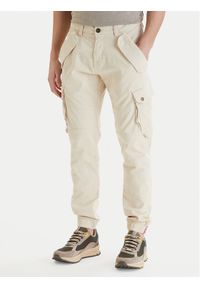 Alpha Industries Spodnie materiałowe Combat 126215 Écru Slim Fit. Materiał: bawełna #1
