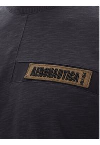 Aeronautica Militare T-Shirt 251TS2425J680 Granatowy Regular Fit. Kolor: niebieski. Materiał: bawełna #4