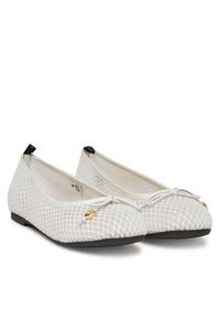 Love Moschino - LOVE MOSCHINO Baleriny JA11051G0MIQ0100 Biały. Kolor: biały. Materiał: materiał #6