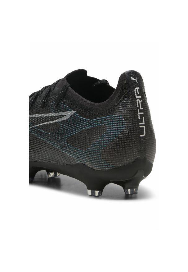 Puma - Buty piłkarskie ULTRA 5 PRO FG/AG PUMA Black Silver Bright Aqua Metallic Blue. Kolor: wielokolorowy, czarny, niebieski, szary. Sport: piłka nożna