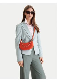 Patrizia Pepe Torebka 8B0309/L001-R877 Pomarańczowy. Kolor: pomarańczowy. Materiał: skórzane #1