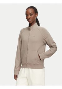 EA7 Emporio Armani Bluza 7W000457 AF13135 U6100 Beżowy Regular Fit. Kolor: beżowy. Materiał: bawełna #1