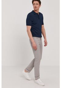Trussardi Jeans - Trussardi - Spodnie. Okazja: na co dzień. Kolor: beżowy. Materiał: tkanina. Styl: casual #3