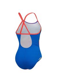 Speedo - Jednoczęściowy Kostium Kąpielowy Damski / Damski Z Cyfrowym Krzyżem Na Plecach. Kolor: niebieski, różowy, wielokolorowy