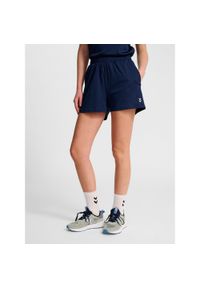 Szorty damskie Hummel Pulse. Kolor: niebieski, zielony, wielokolorowy. Sport: fitness