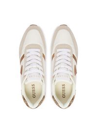 Guess Sneakersy 180661 Biały. Kolor: kremowy, biały. Materiał: skóra #5
