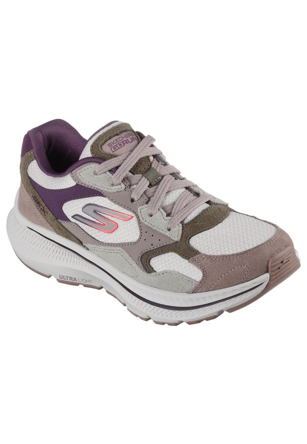 skechers - Tenisówki Skechers Model Go Run Consistent 2. Kolor Beżowy. Okazja: na co dzień. Kolor: fioletowy, beżowy, wielokolorowy. Materiał: syntetyk, tkanina. Sport: bieganie