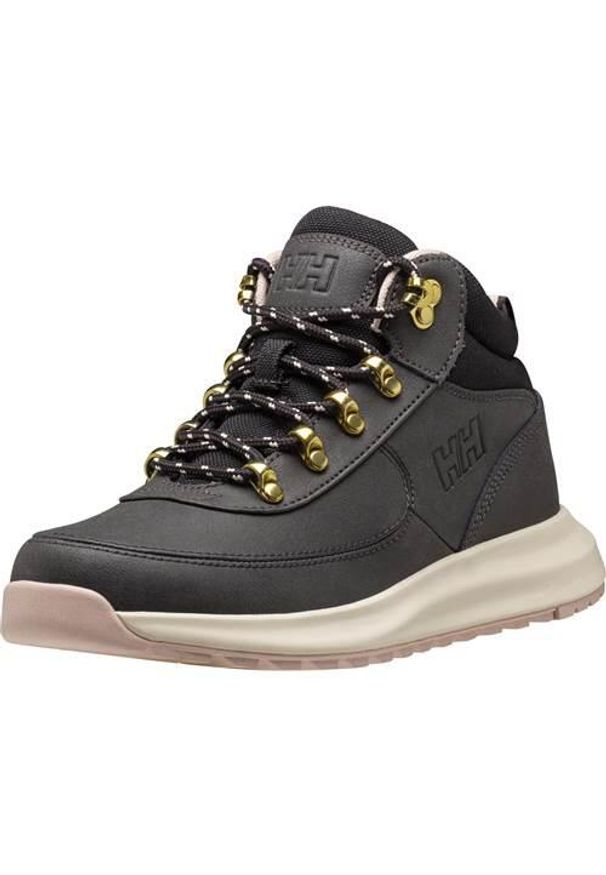 Buty do chodzenia damskie Helly Hansen 11912990. Wysokość cholewki: za kostkę. Zapięcie: sznurówki. Kolor: szary. Materiał: skóra, tkanina. Szerokość cholewki: normalna. Sport: turystyka piesza