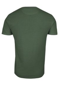 Zielony Bawełniany T-Shirt Męski Bez Nadruku -Brave Soul- Oliwkowa Koszulka, Krótki Rękaw, Basic. Okazja: na co dzień. Kolor: wielokolorowy, zielony, oliwkowy. Materiał: bawełna. Długość rękawa: krótki rękaw. Długość: krótkie. Sezon: lato, wiosna. Styl: casual #2