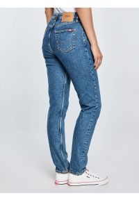 Big-Star - Jeansy damskie z kolekcji Authentic niebieskie Authentic 400. Kolor: niebieski. Wzór: aplikacja, haft. Sezon: lato. Styl: klasyczny, sportowy, vintage, elegancki #5