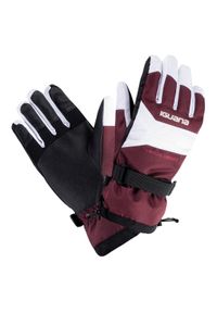 Rękawice narciarskie damskie Iguana Alessia W - purpurowo-białe, Rozmiar S/M. Kolor: biały, wielokolorowy, fioletowy. Materiał: poliester, materiał. Sport: narciarstwo #1