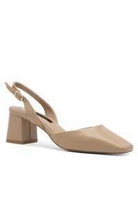 Gino Rossi - GINO ROSSI Czółenka TEODORA-VII97-39 Beżowy. Kolor: beżowy. Materiał: skóra #5