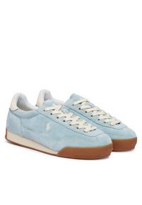 Polo Ralph Lauren Sneakersy 804P18219003 Niebieski jasny. Kolor: niebieski. Materiał: zamsz, skóra #3