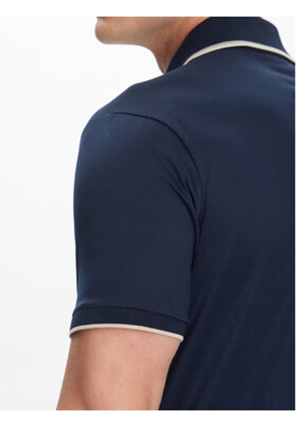 PAUL & SHARK - Paul&Shark Polo 25411301 Granatowy Regular Fit. Typ kołnierza: polo. Kolor: niebieski. Materiał: bawełna