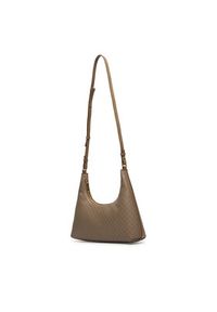 Calvin Klein Torebka Emblem Aop Conv Shoulder Bag LV04F3298G Beżowy. Kolor: beżowy. Materiał: skórzane #2