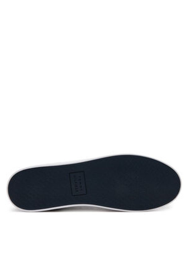 TOMMY HILFIGER - Tommy Hilfiger Tenisówki Th Hi Vulc Low Core Canvas FM0FM05396 Szary. Kolor: szary. Materiał: materiał