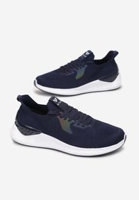 Born2be - Granatowe Buty Sportowe Phiosesis. Nosek buta: okrągły. Kolor: niebieski. Materiał: jeans, materiał. Szerokość cholewki: normalna #2