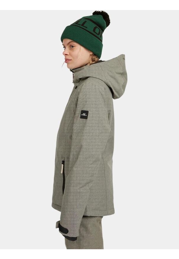 Kurtka Narciarska Damska O'Neill FWC'Cruz Melange. Kolor: zielony. Materiał: materiał. Sezon: zima. Sport: narciarstwo