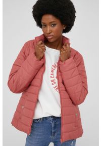 Answear Lab kurtka damska kolor różowy przejściowa. Kolor: różowy. Materiał: materiał. Wzór: gładki. Styl: wakacyjny